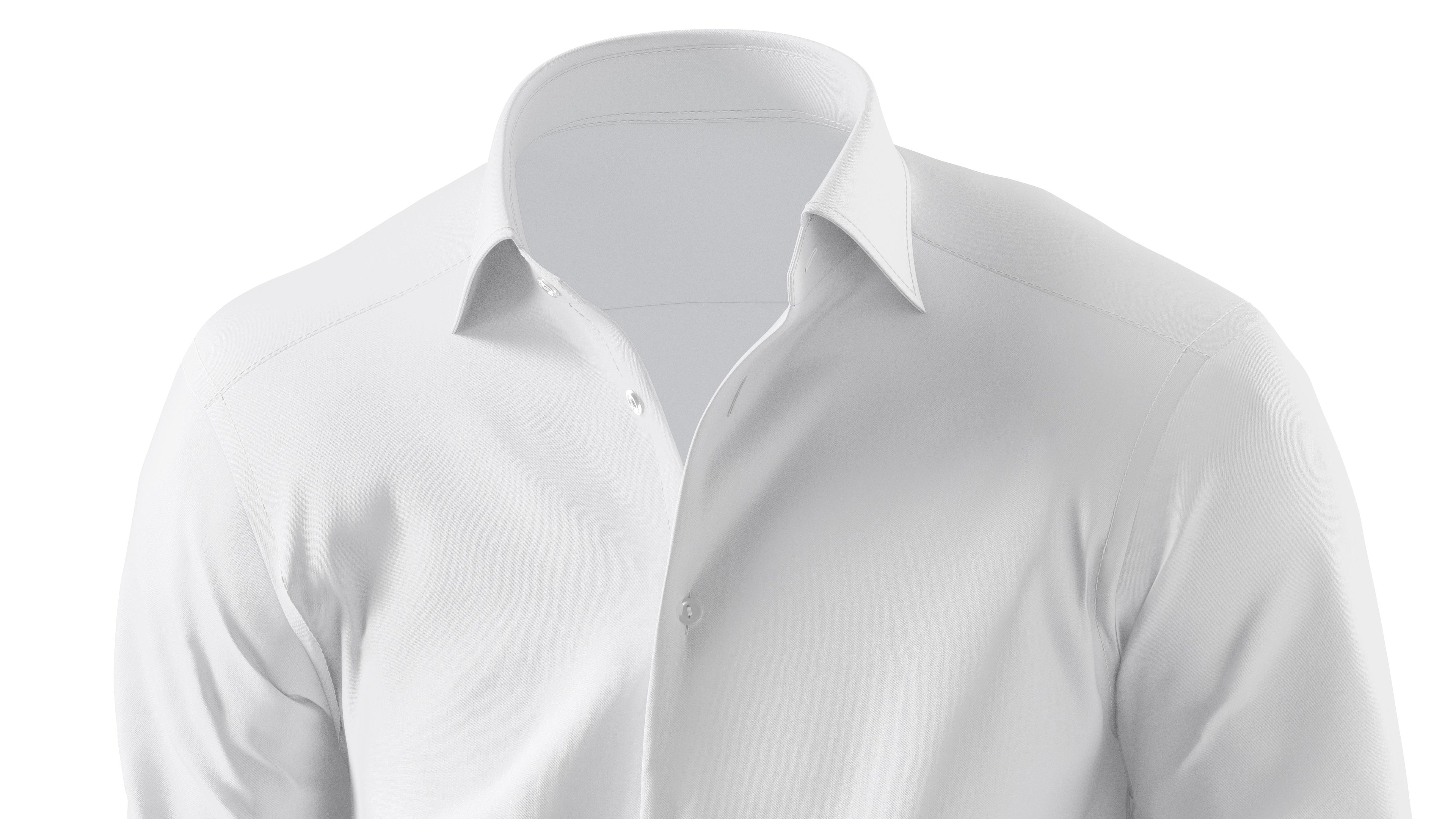 Image creation-White shirt on a white background.