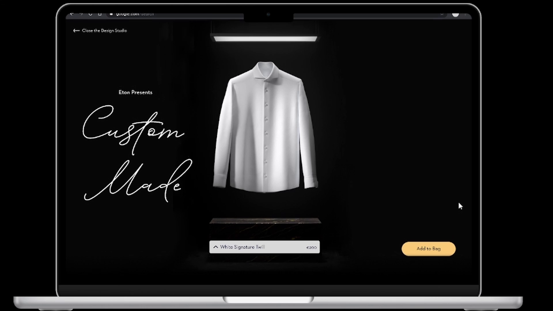 making of eton configurator video